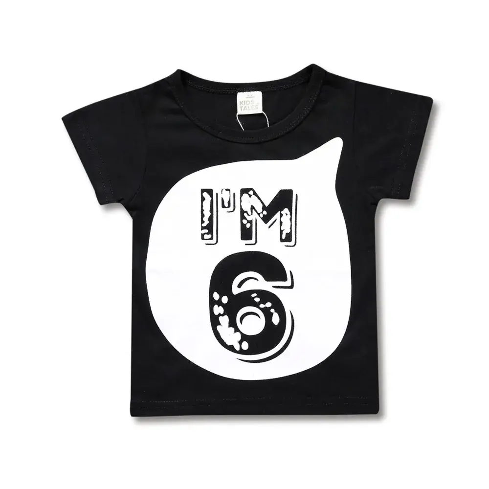Light Blue Kindness T-Shirt for Kids Summer Casual Wear - Image 5