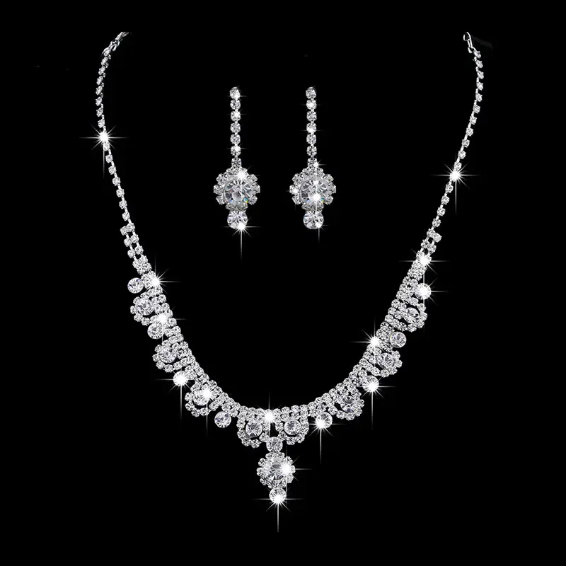 468 necklace earrings set