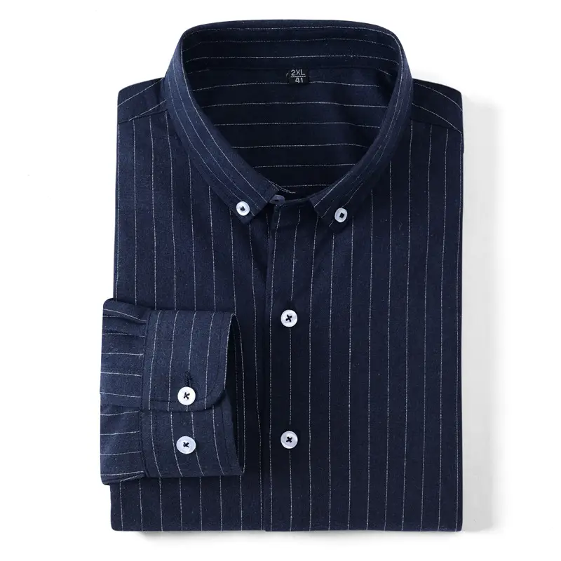 Men's Cross-Brand Plaid Long Sleeve Shirt Large - Image 20