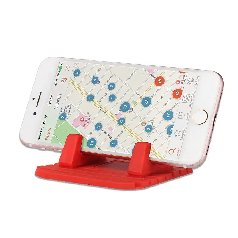 Black Multi-Function Car Phone Holder with 4 Pads - Image 7