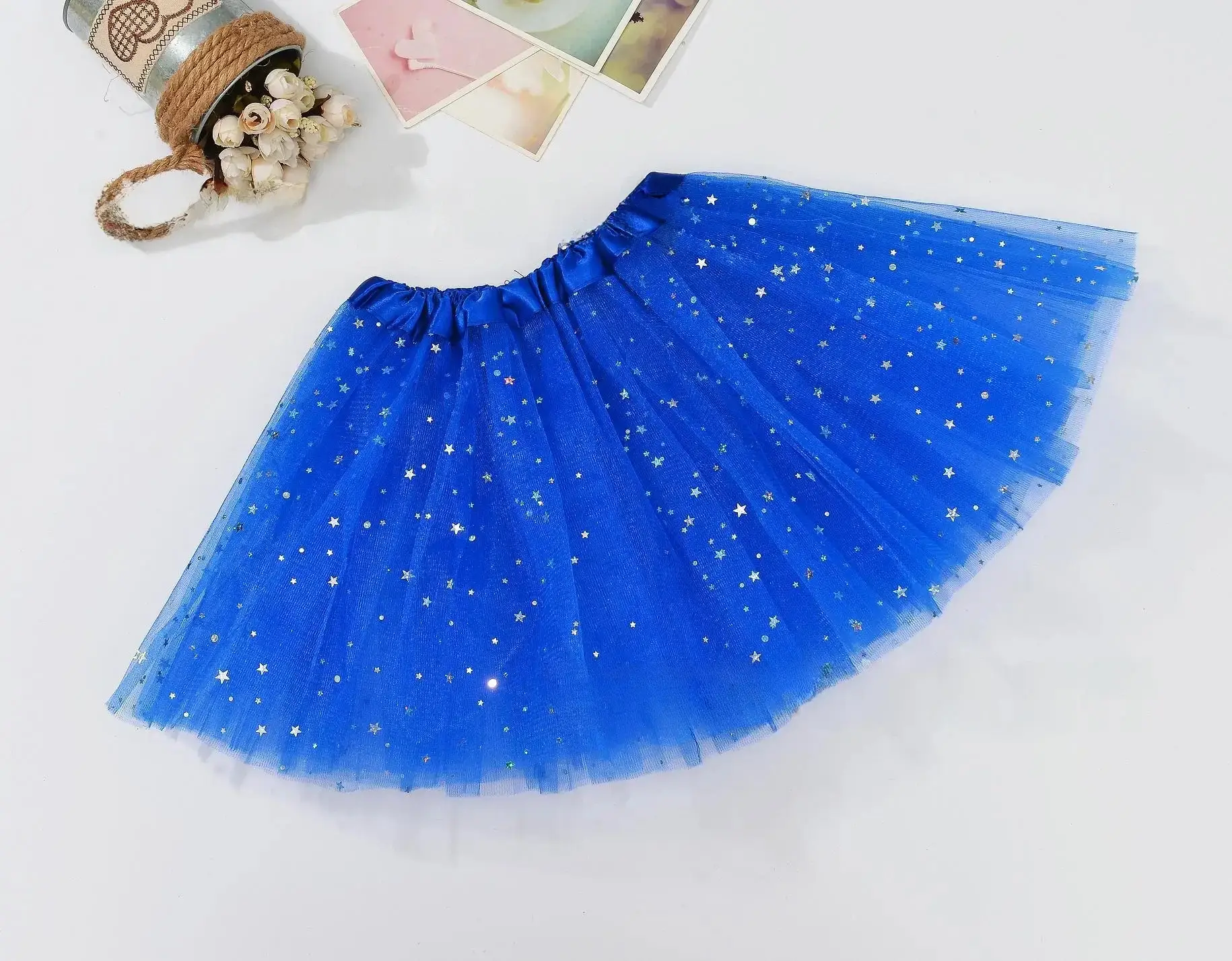 Red Sequin Tulle Skirt for Girls Women
