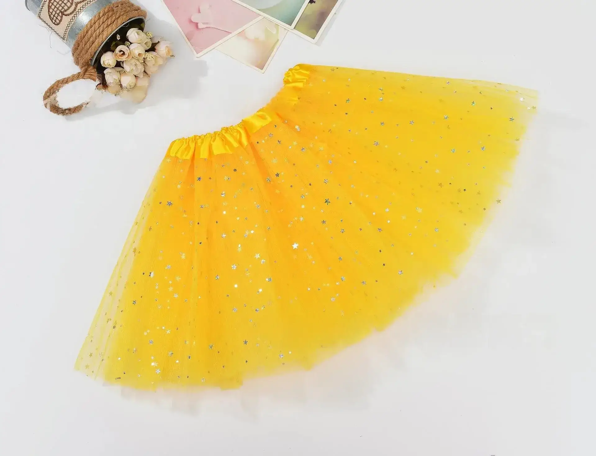 Red Sequin Tulle Skirt for Girls Women