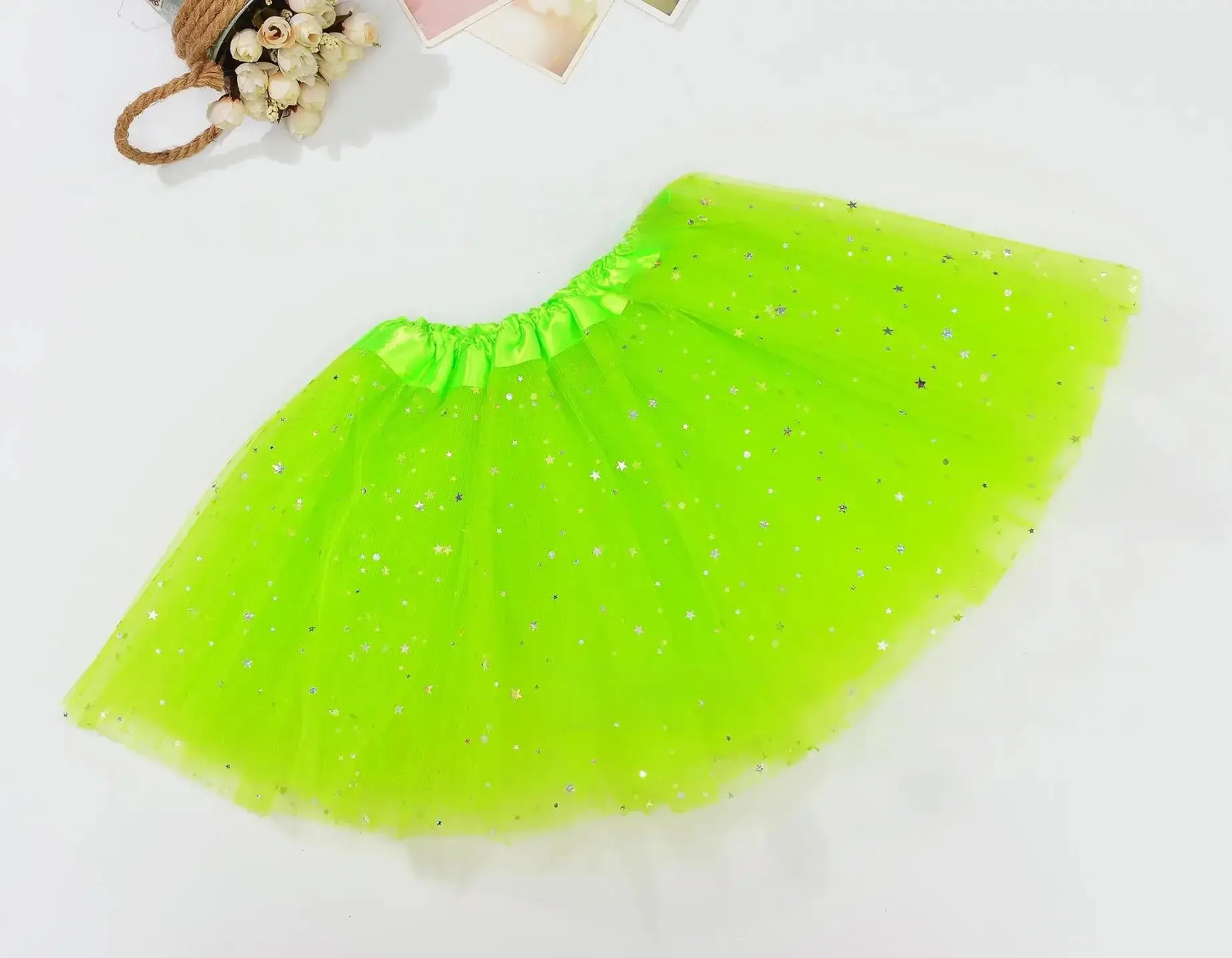 Red Sequin Tulle Skirt for Girls Women
