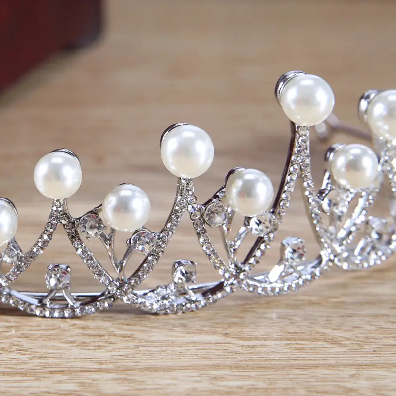 Pearl Crown Bridal Tiara Luxury Hair Accessory — feature 16