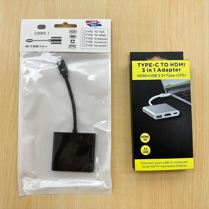 Three-in-One TypeC to HDMI TV Projector Dock Station - Image 8