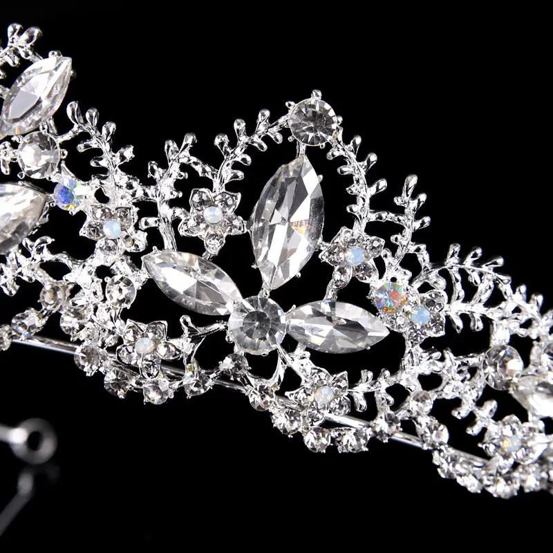 Crystal Bridal Tiara Crown for Women Wedding Jewelry - Image 6