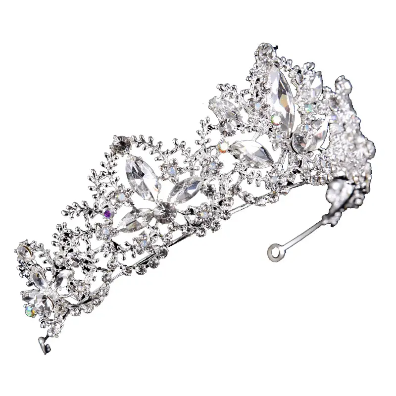 Crystal Bridal Tiara Crown for Women Wedding Jewelry - Image 7