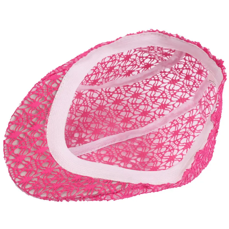 Women's Lace Wire Mesh Summer Cap Forward Sunshade - Image 9