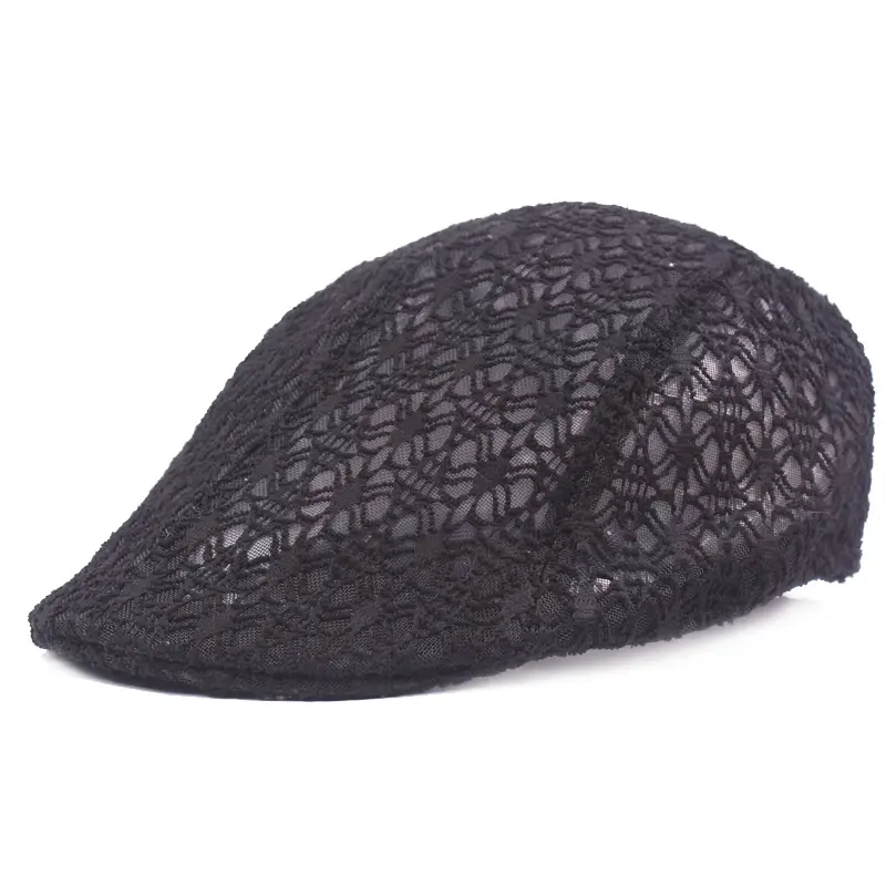 Women's Lace Wire Mesh Summer Cap Forward Sunshade - Image 2