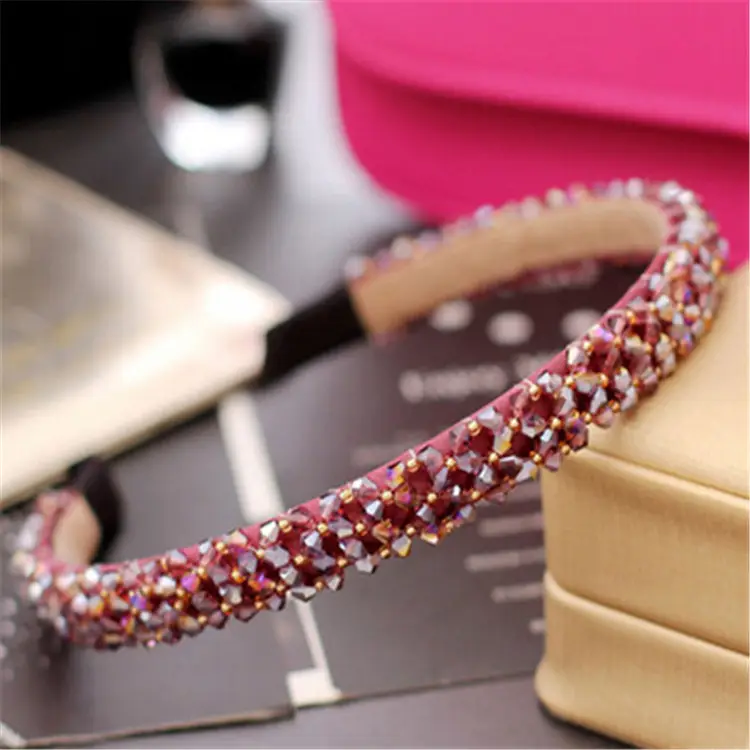 Crystal Beaded Hairband for Women Wholesale - Image 3