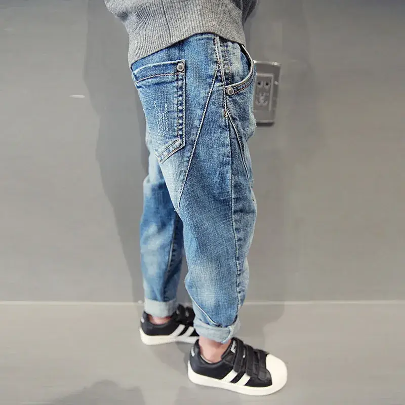 Boys Jeans 2025 Spring Medium Large Korean Style