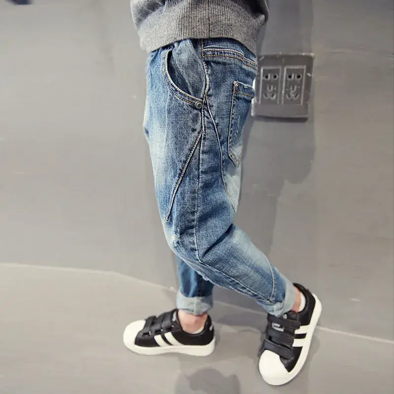 Boys Jeans 2025 Spring Medium Large Korean Style