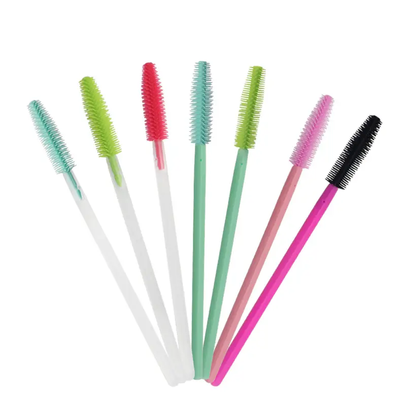 Wholesale Color Silicone Eyelash Brush Mini Roll