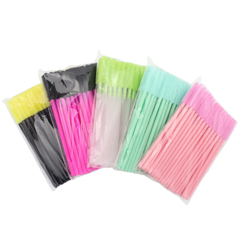 Wholesale Color Silicone Eyelash Brush Mini Roll