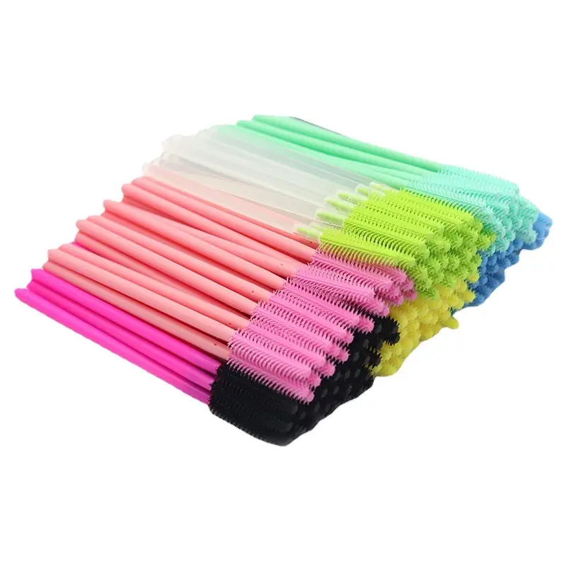 Wholesale Color Silicone Eyelash Brush Mini Roll