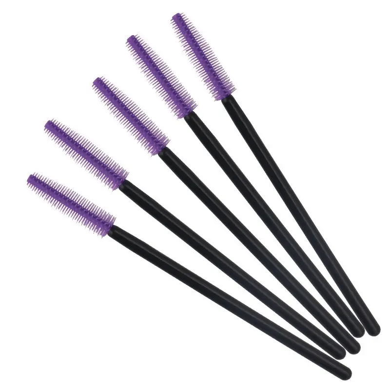 Wholesale Color Silicone Eyelash Brush Mini Roll