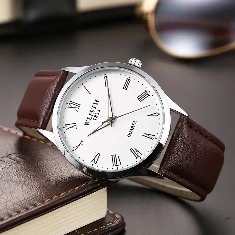 Stall Steel Band Quartz Watch for Men