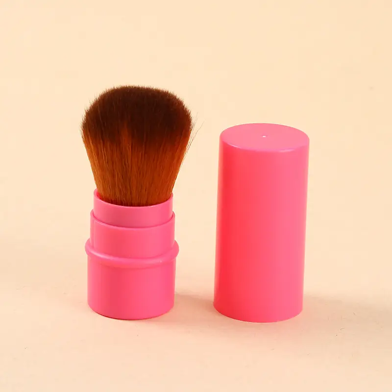 Gold Retractable Makeup Brush with Nylon Bristles — feature 16