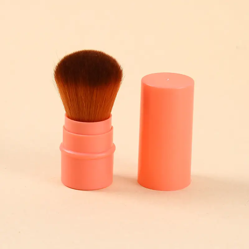 Gold Retractable Makeup Brush with Nylon Bristles — feature 17