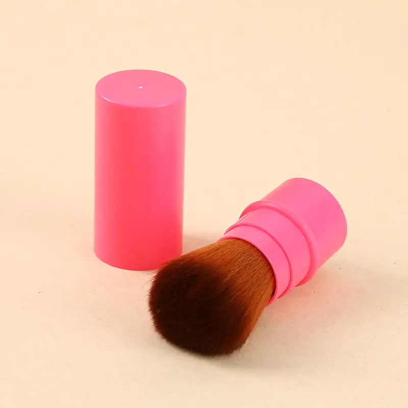 Gold Retractable Makeup Brush with Nylon Bristles — feature 19