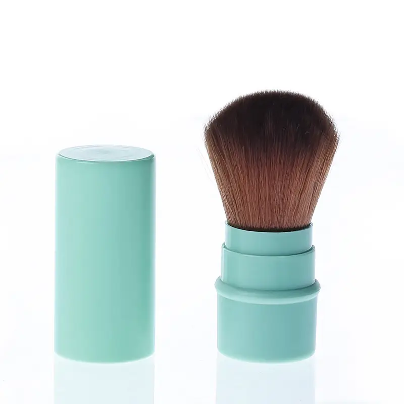 Gold Retractable Makeup Brush with Nylon Bristles — feature 6