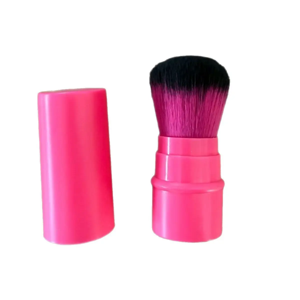 Gold Retractable Makeup Brush with Nylon Bristles - Image 17