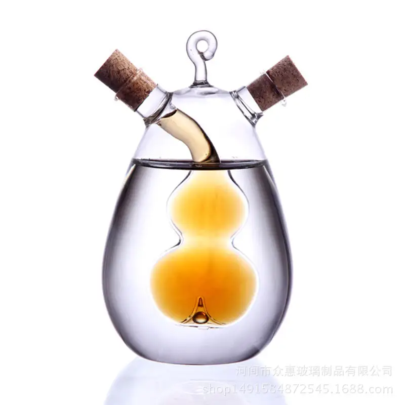Factory Supply Glass Oil Pot Dual Use Kitchen