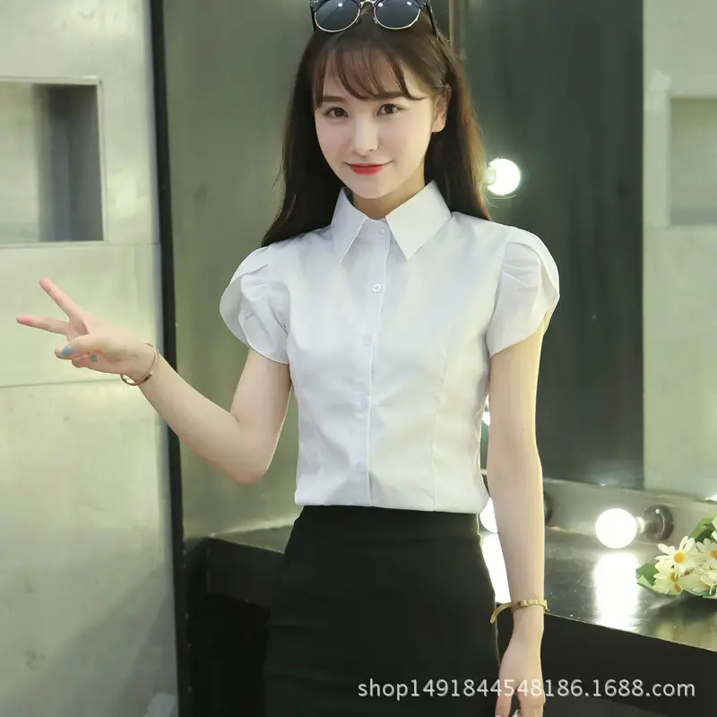 Women White Long Sleeve Shirt Large Summer Wear - Image 3