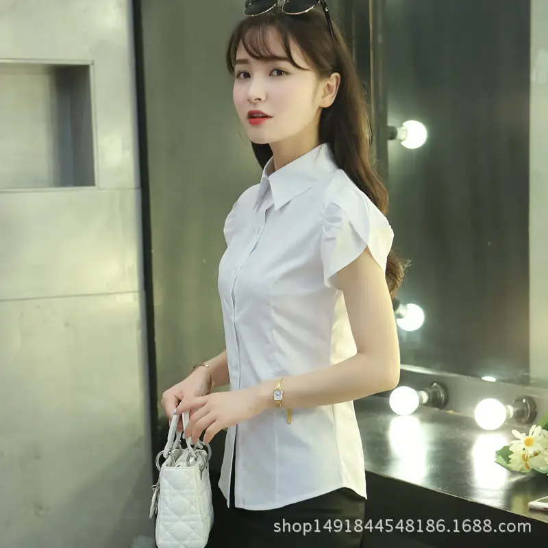Women White Long Sleeve Shirt Large Summer Wear - Image 6