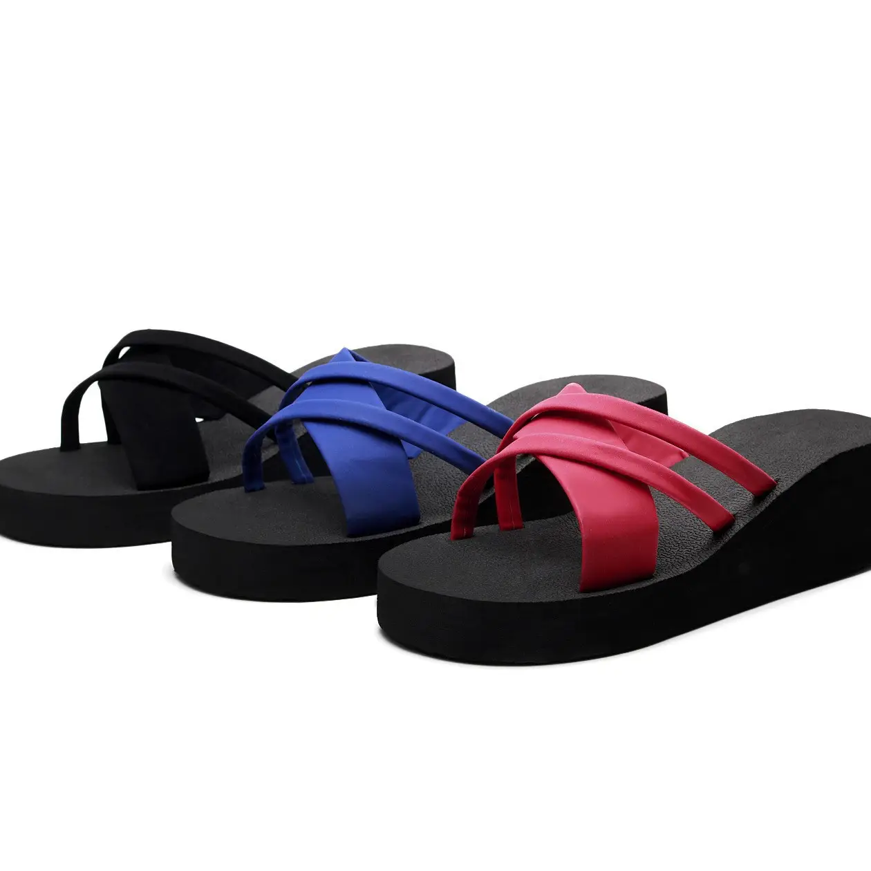 Women Sweet Floral Wedge Sandals 2021
