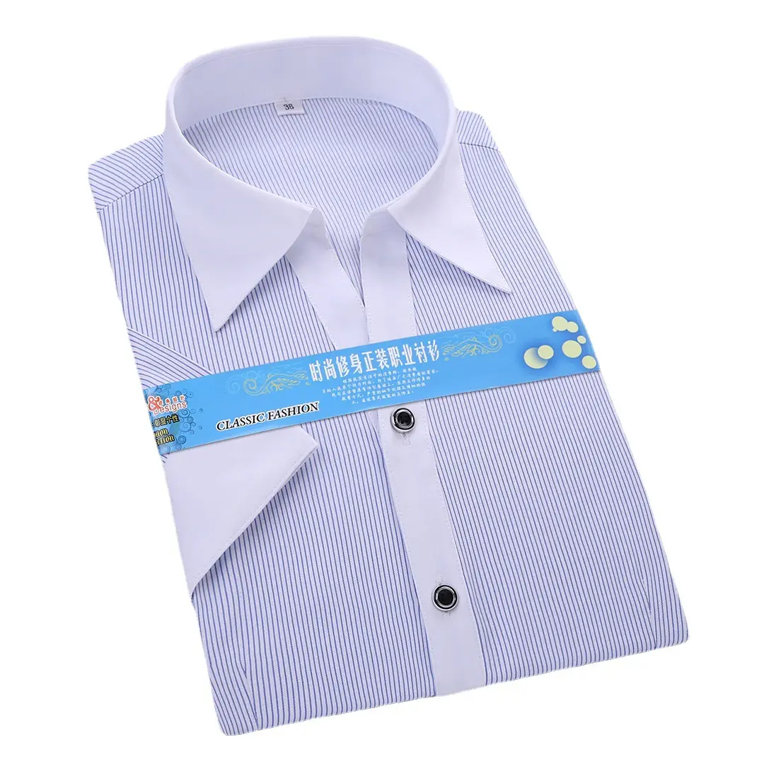 New Korean Style Pink Slim Fit Men's Shirt - Image 7