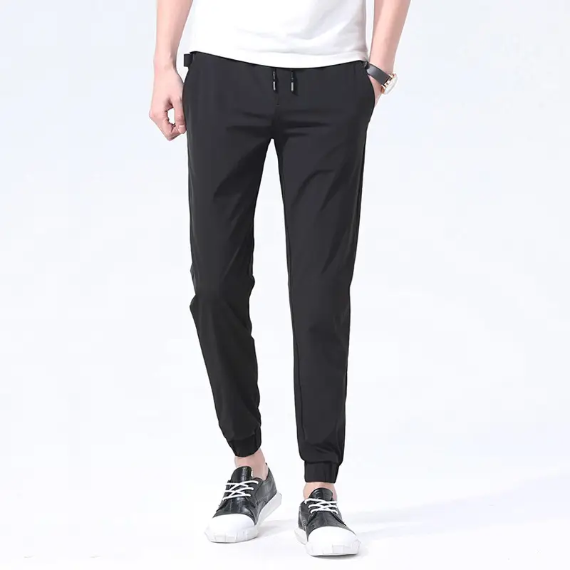 Men's Nape Slim-fit Haren Pants Grey - Image 2