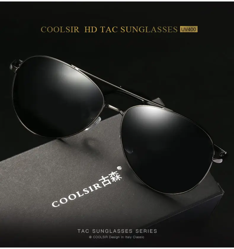 Women Polarized Sunglasses Green Gold Frame — feature 3