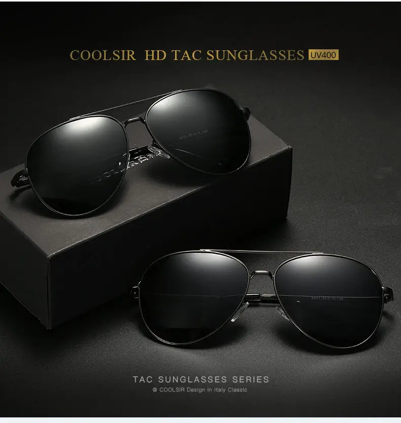 Women Polarized Sunglasses Green Gold Frame — feature 4