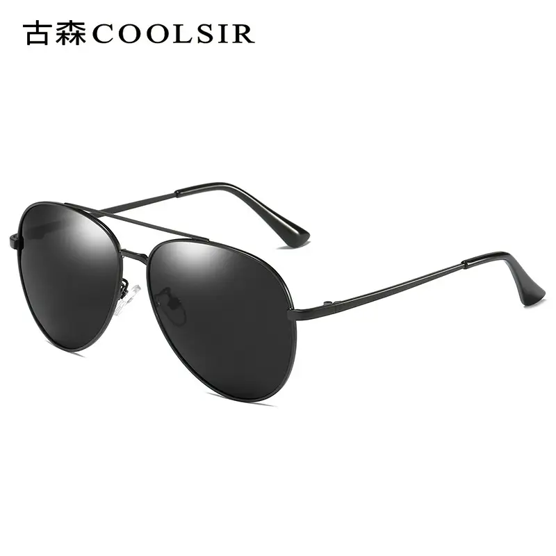 Women Polarized Sunglasses Green Gold Frame