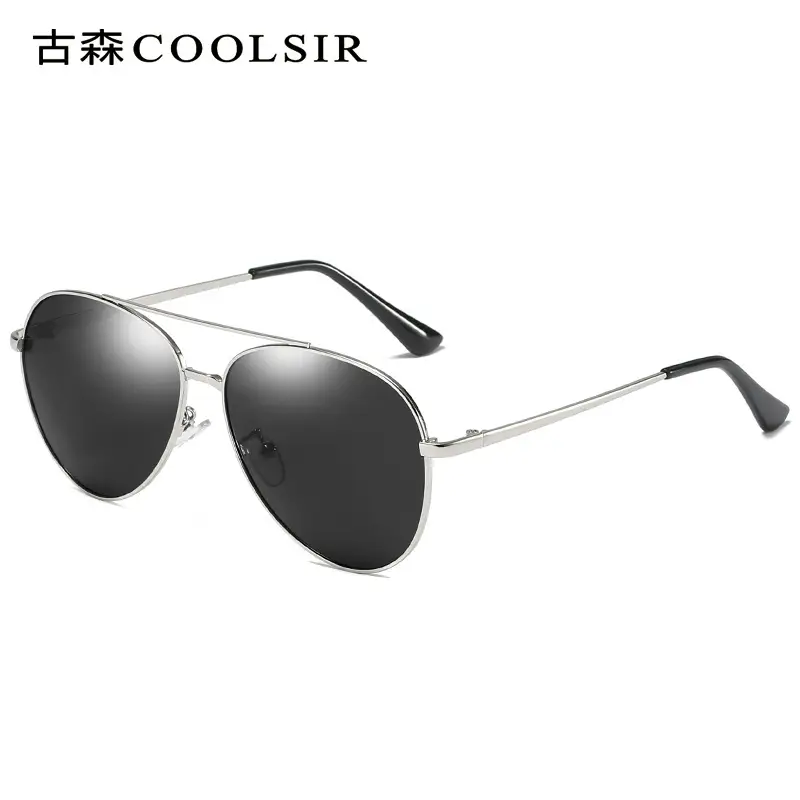 Women Polarized Sunglasses Green Gold Frame