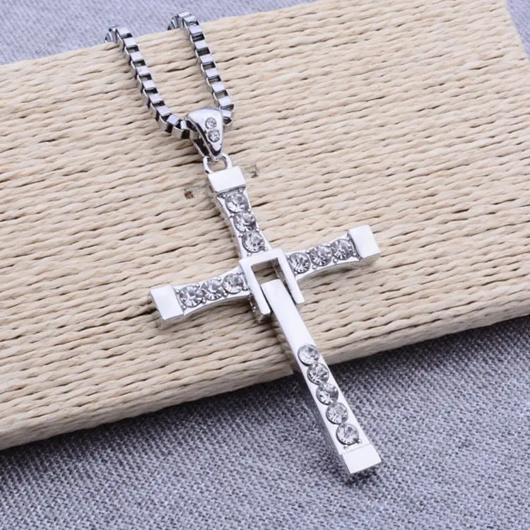 Titanium Steel 8 Cross Necklace for Men Women - Image 3