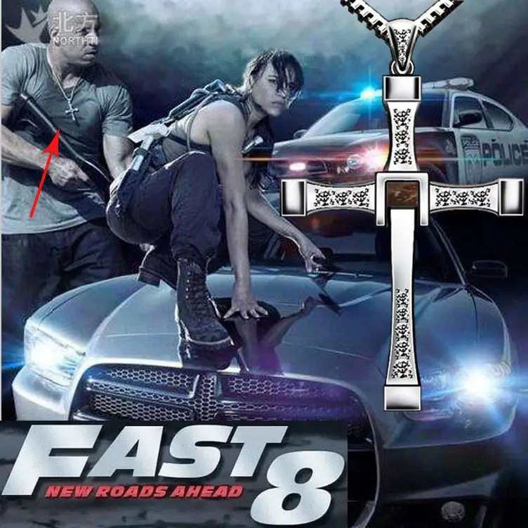 Titanium Steel 8 Cross Necklace for Men Women - Image 4