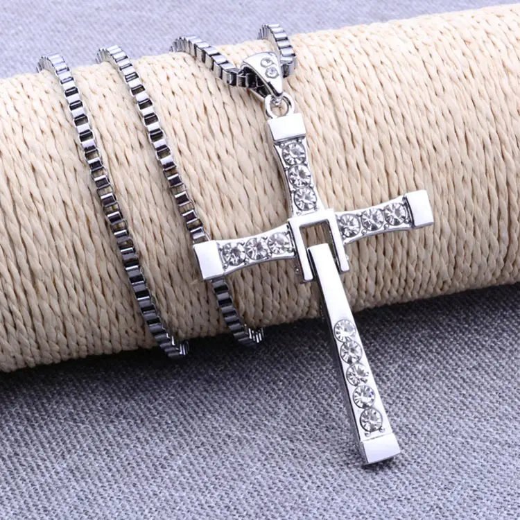 Titanium Steel 8 Cross Necklace for Men Women - Image 5