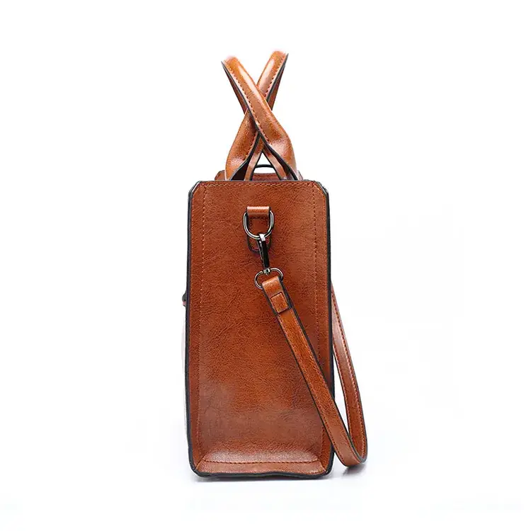 Black Leather Tote Bag for Women 2025 - Image 10