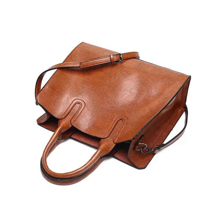 Black Leather Tote Bag for Women 2025 - Image 11