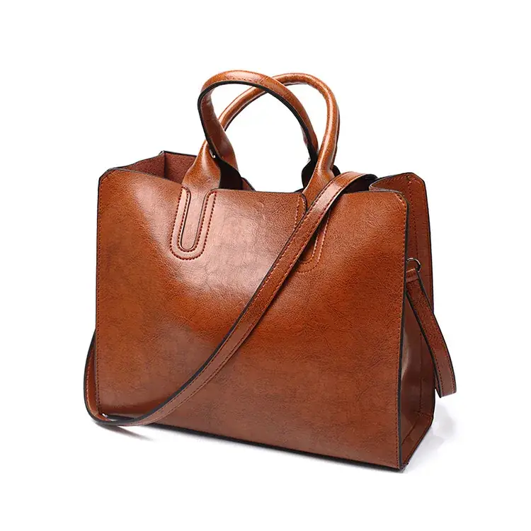 Black Leather Tote Bag for Women 2025 - Image 12