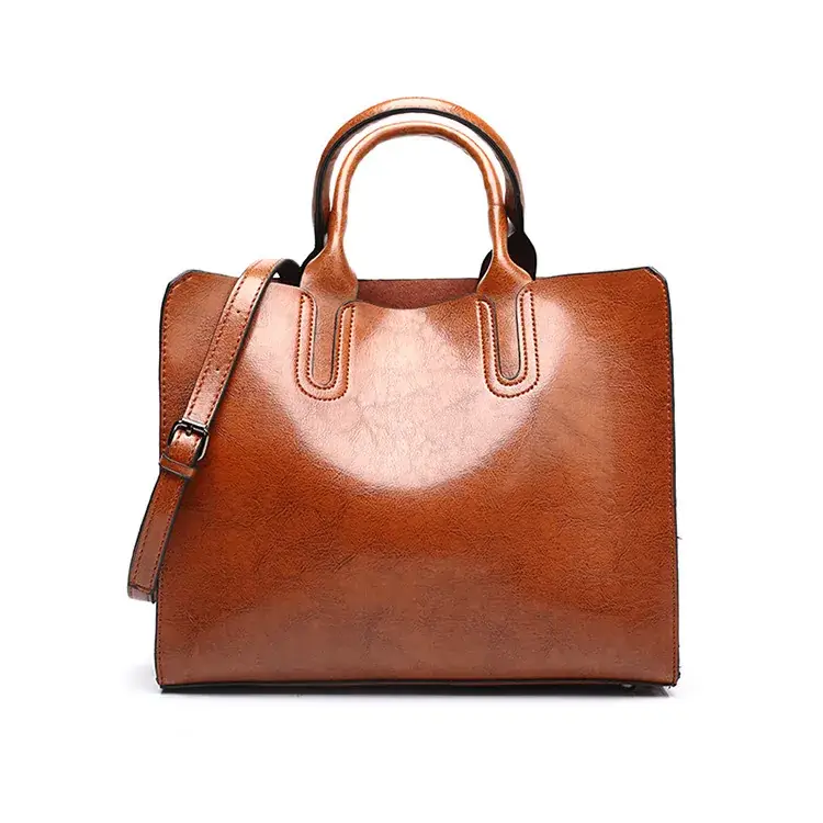 Black Leather Tote Bag for Women 2025 - Image 13
