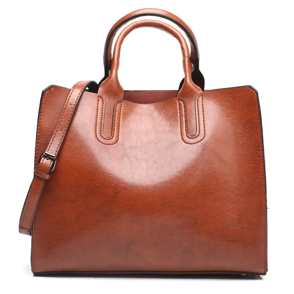 Black Leather Tote Bag for Women 2025 — feature 3