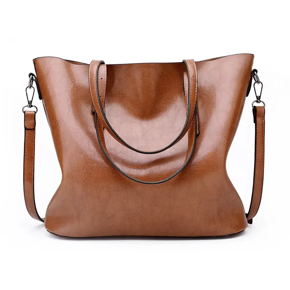 Black Leather Tote Bag for Women 2025 — feature 4