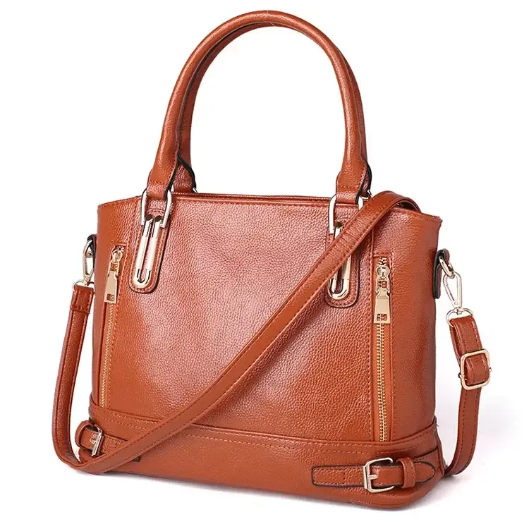 Black Leather Tote Bag for Women 2025 — feature 5