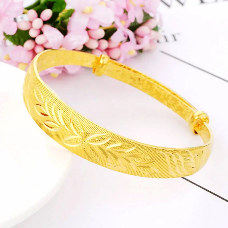 Vietnam Gold Bracelet Women Starry Sky 12MM