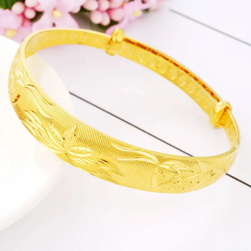 Vietnam Gold Bracelet Women Starry Sky 12MM