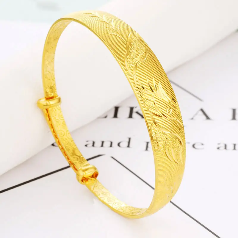 Vietnam Gold Bracelet Women Starry Sky 12MM