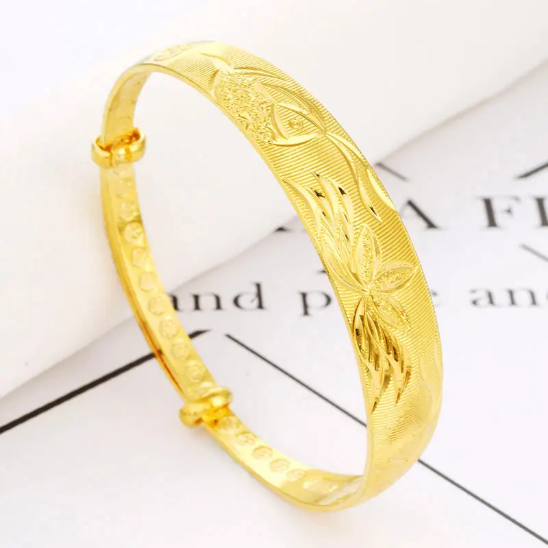 Vietnam Gold Bracelet Women Starry Sky 12MM